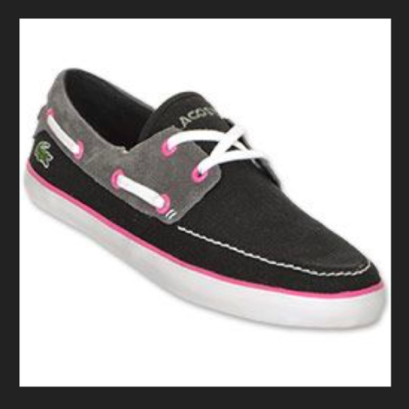 lacoste boat shoes womens